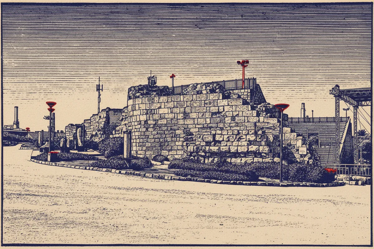 Roman theatre, Caesarea Maritima by Unknown (Herodian/Roman)