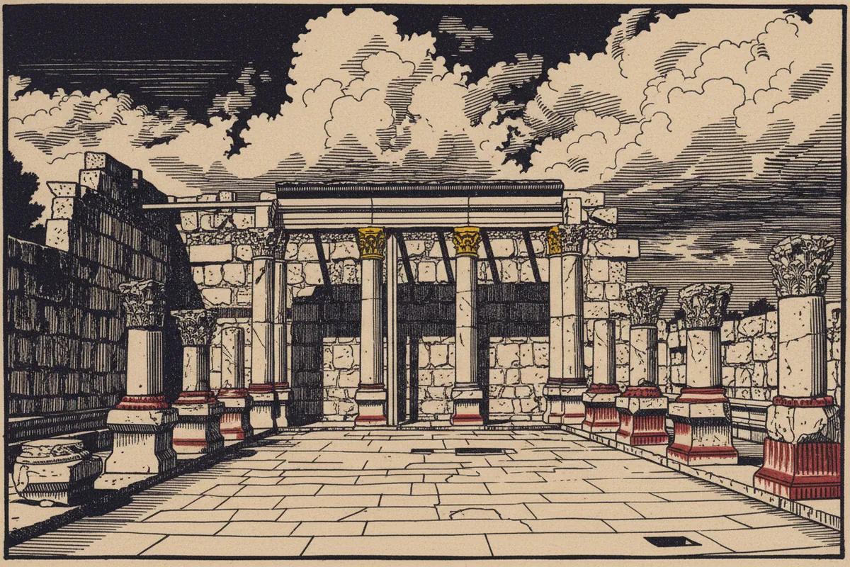 The White Synagogue at Capernaum