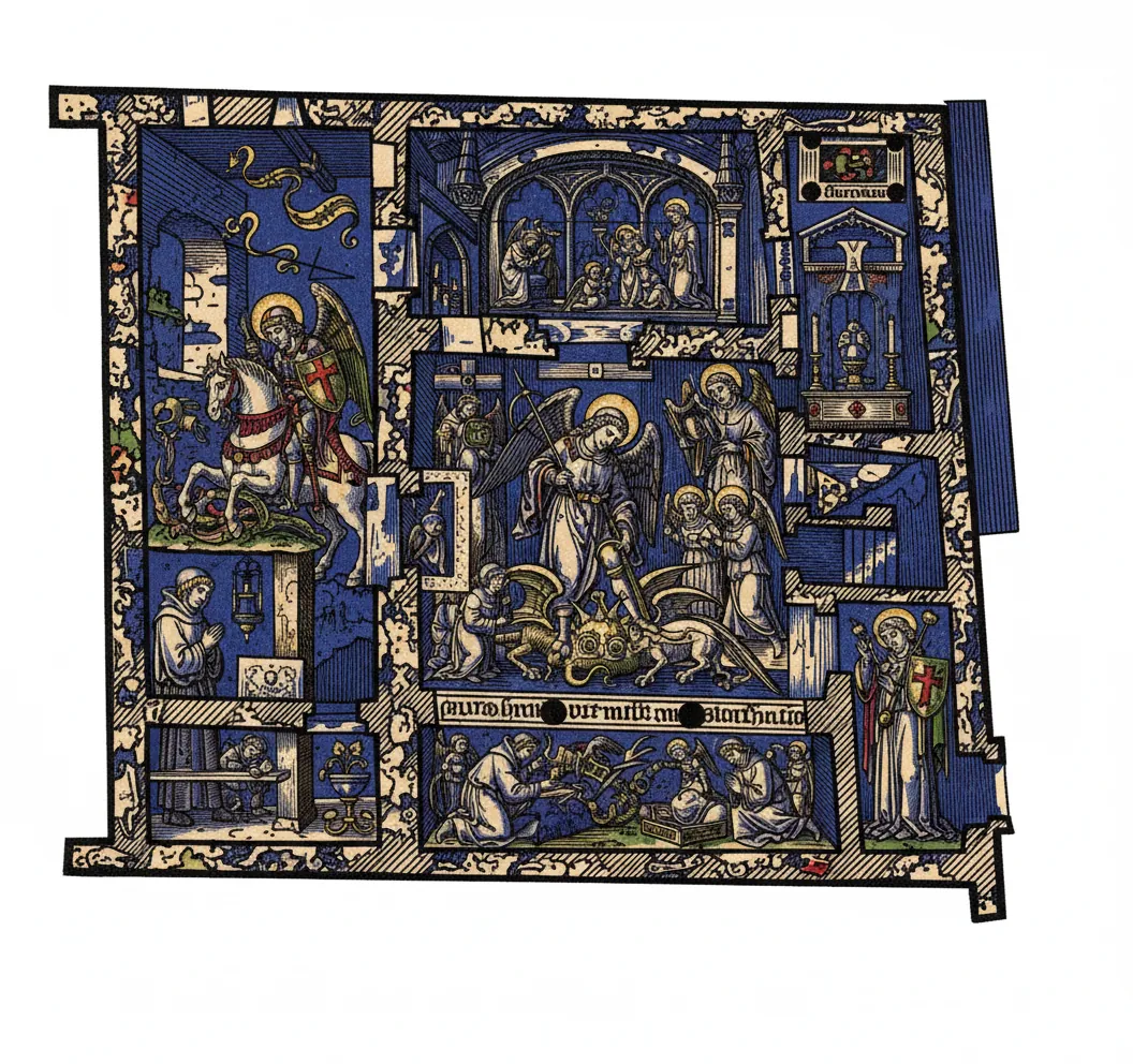 Dura-Europos — Christian house church by Unknown (early Christian)