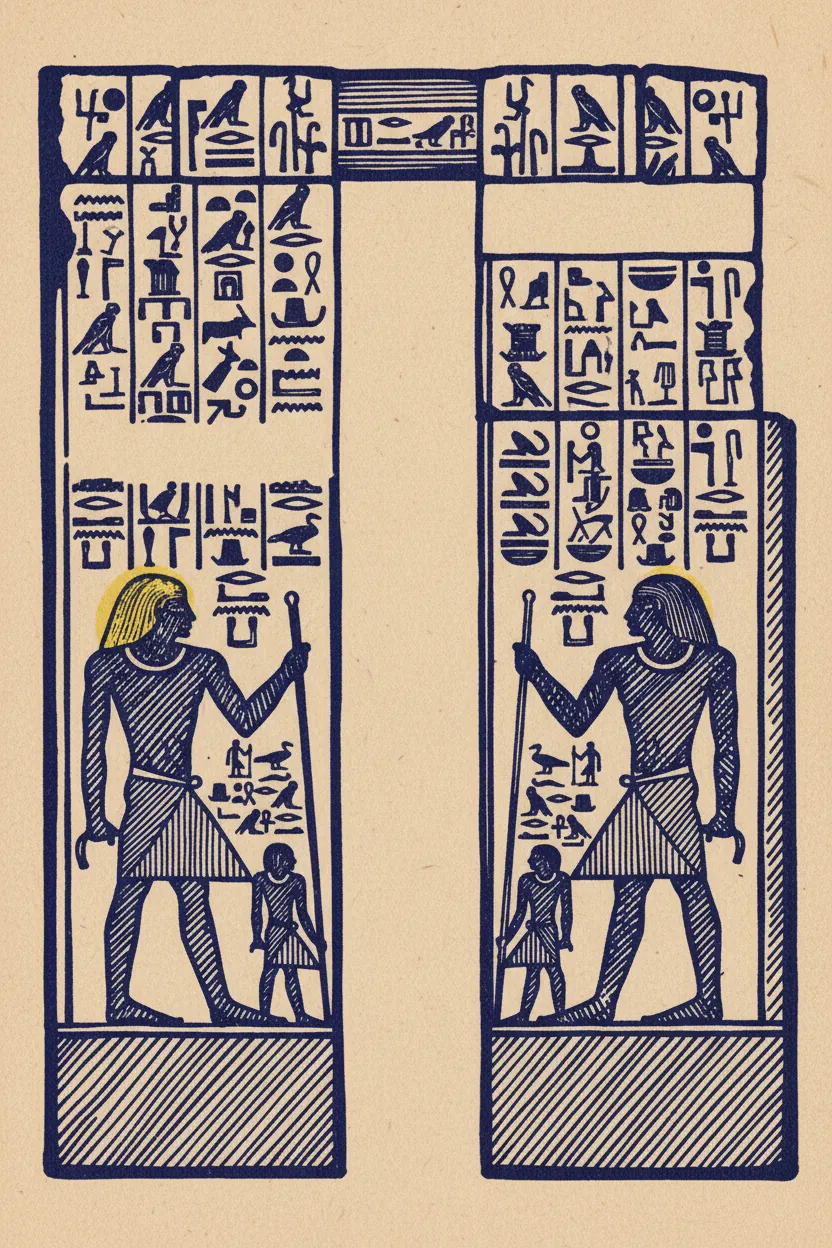 Egyptian granary — wall relief by Unknown (Ancient Egyptian)
