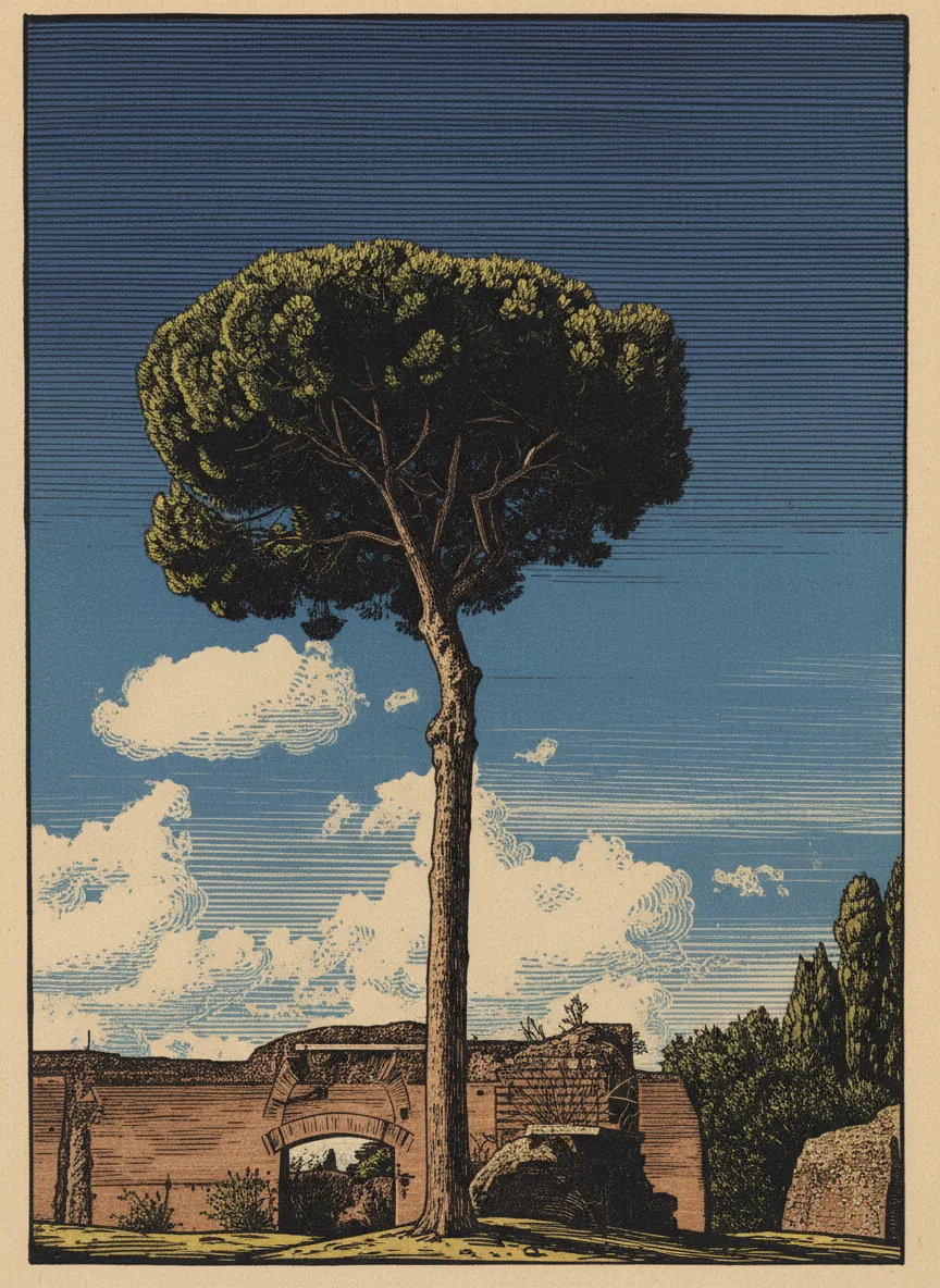 Palatine Hill — imperial palace ruins by Unknown (Roman)