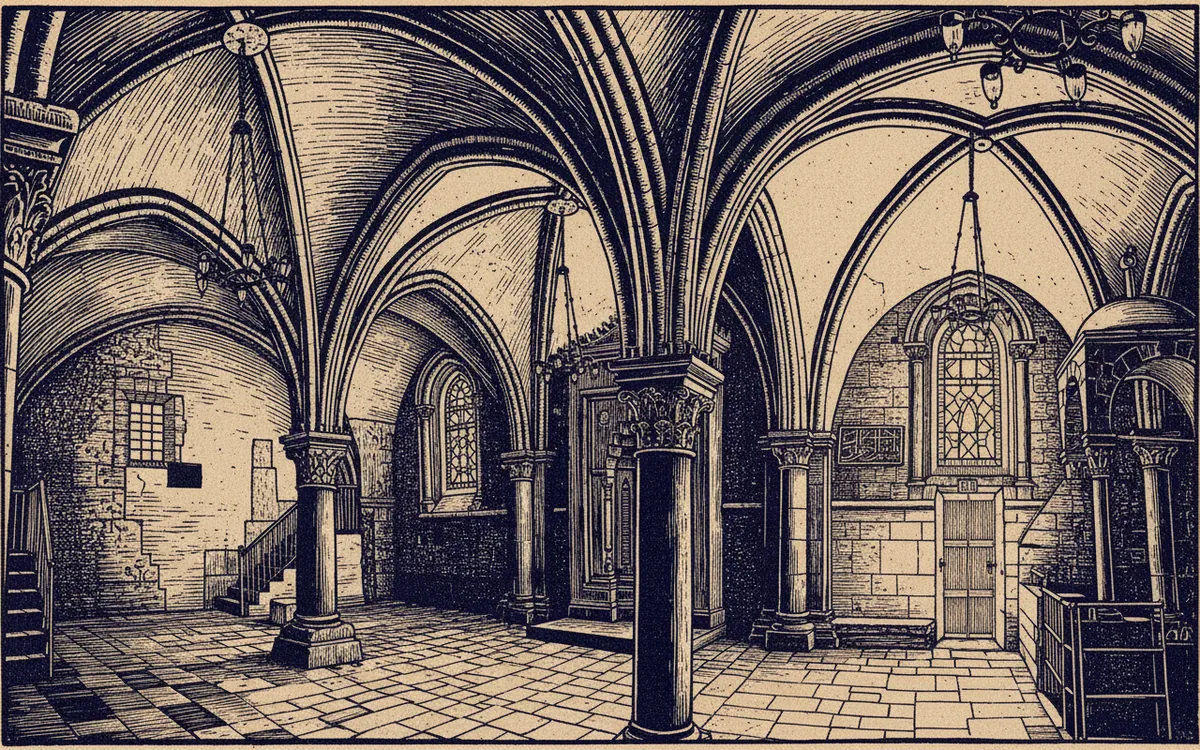 Cenaculum (Upper Room) — where Spirit fell by Unknown (Crusader)
