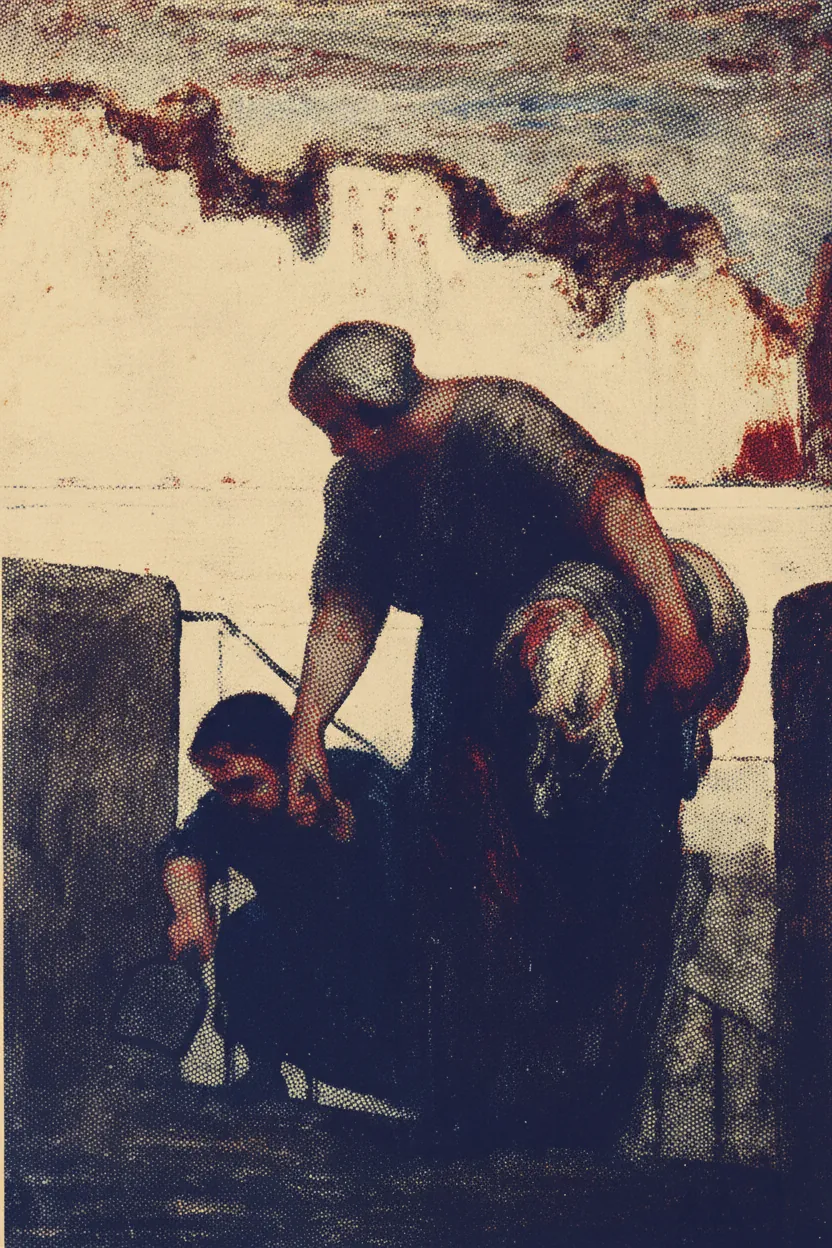 The Washerwoman by Honoré Daumier