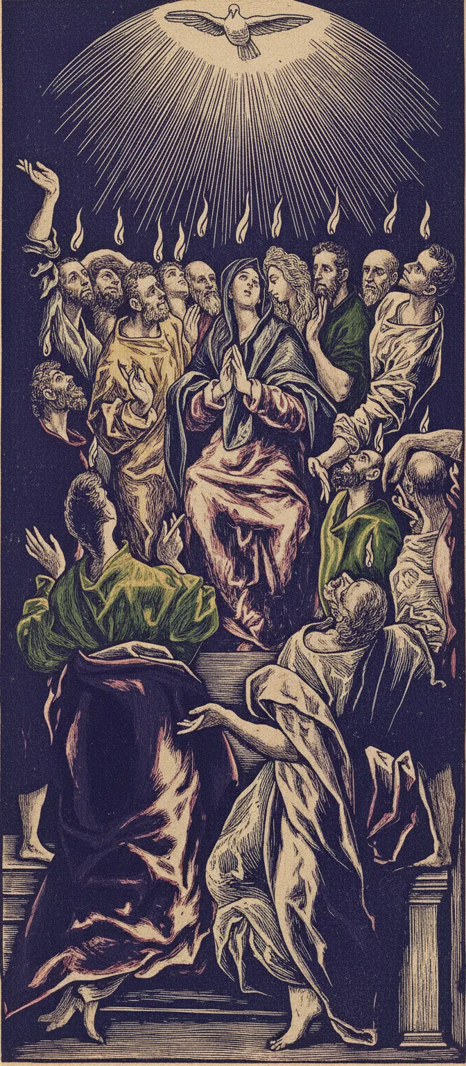 Pentecost by El Greco