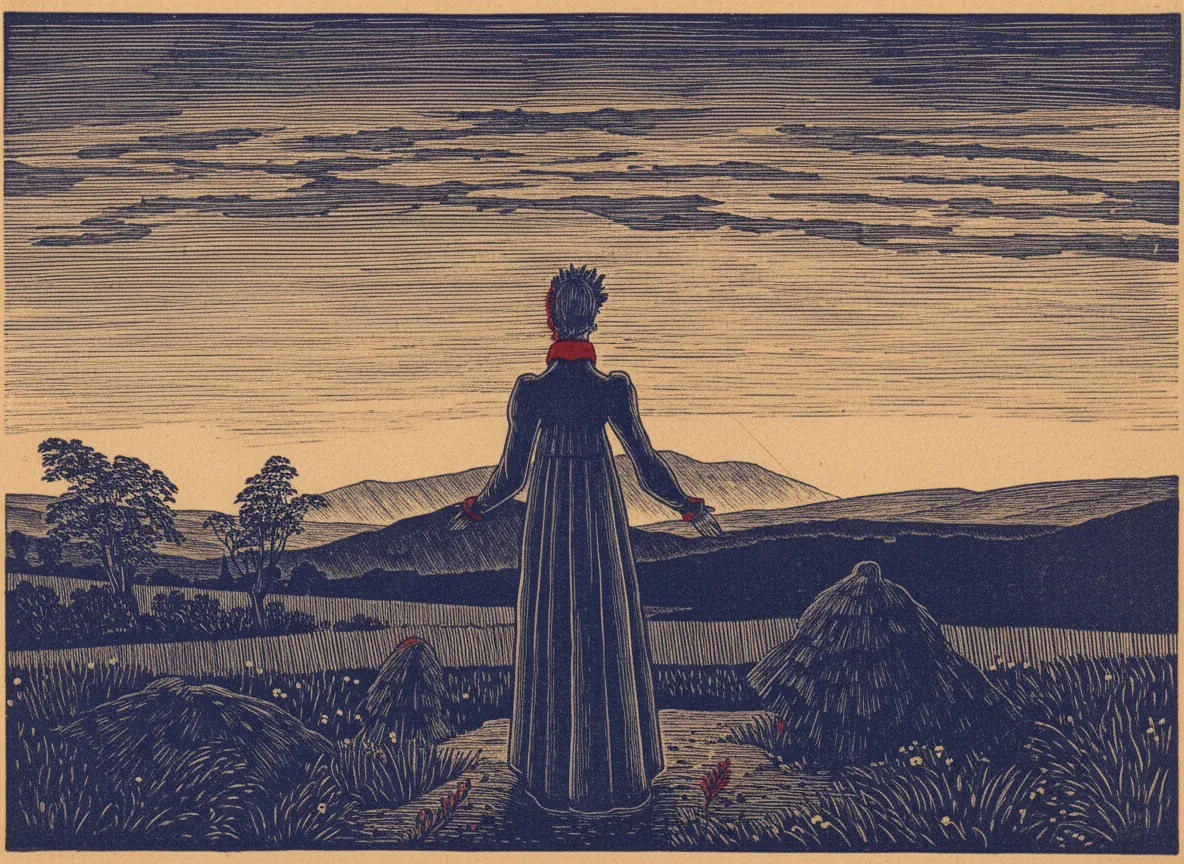 Woman Before the Rising Sun by Caspar David Friedrich