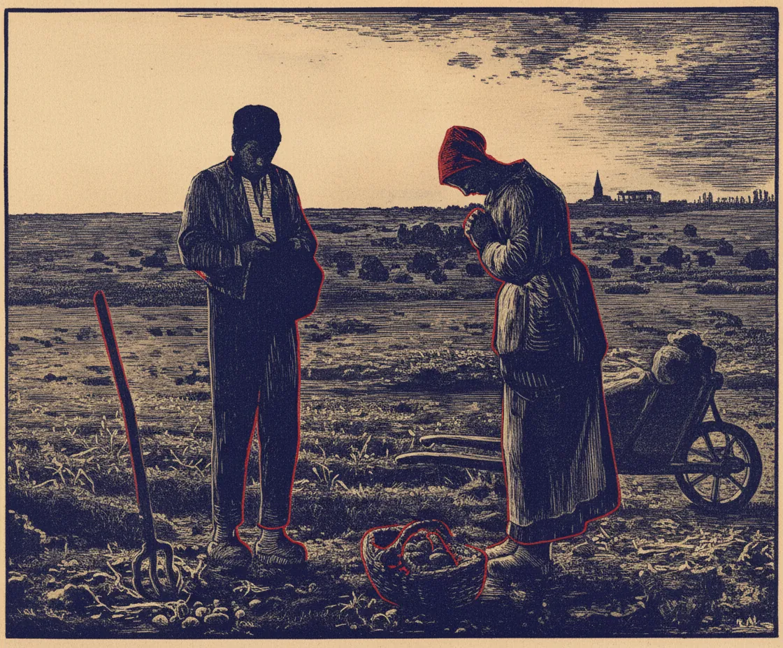The Angelus by Jean-François Millet