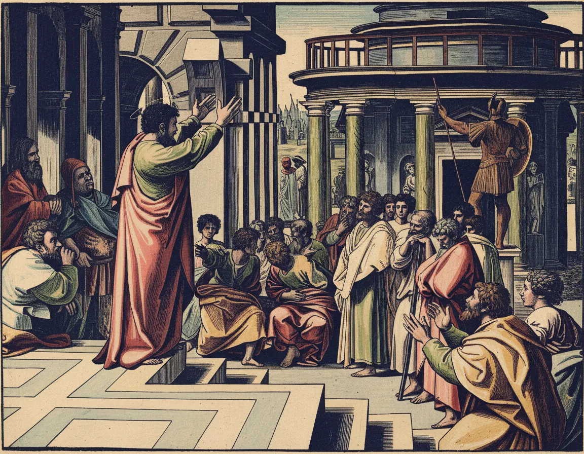 Paul Preaching at Athens