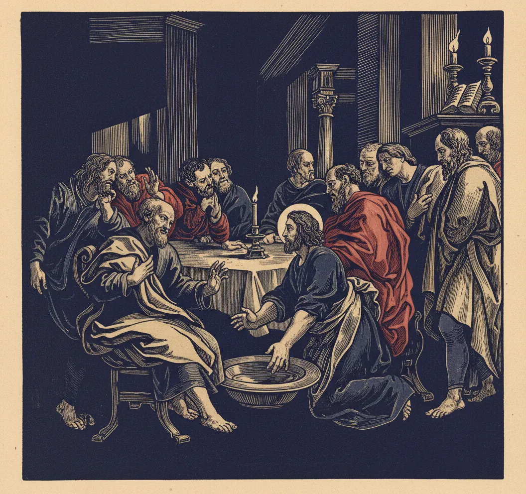 Washing of the Feet by Peter Paul Rubens