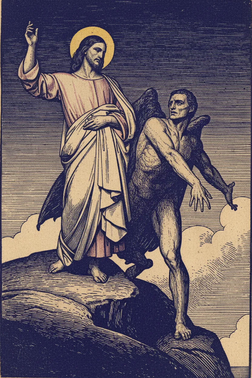 The Temptation of Christ by Ary Scheffer