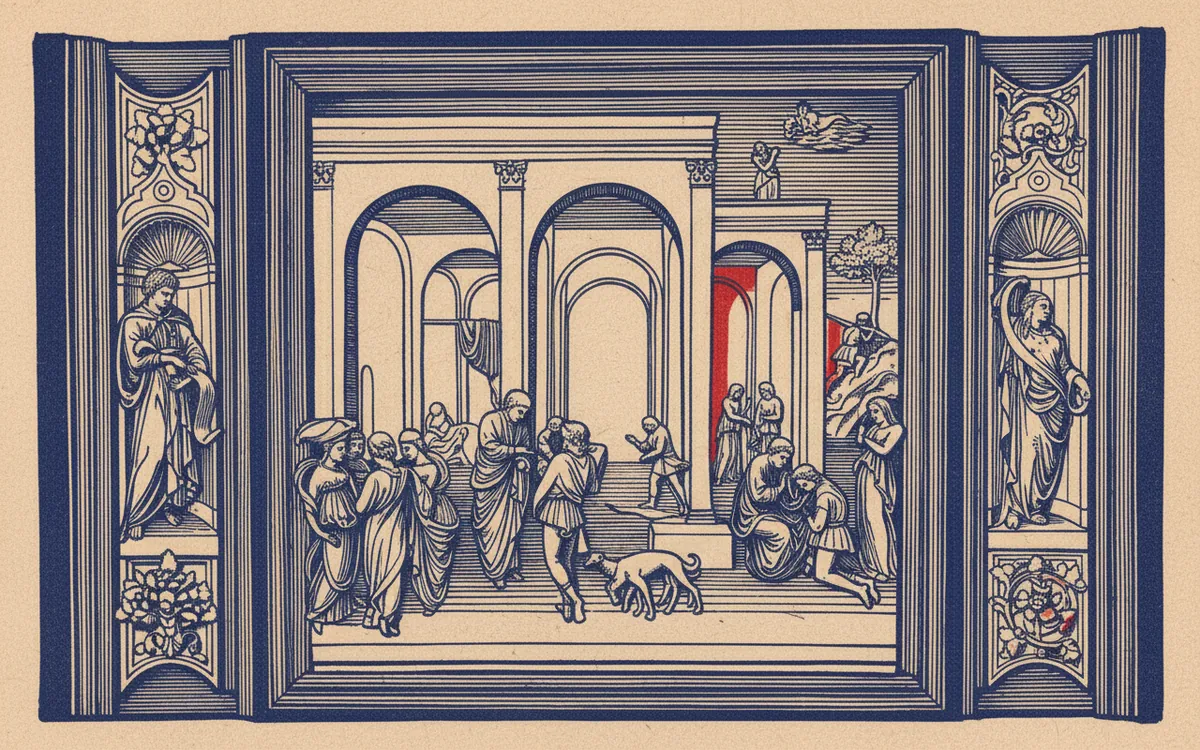 A Panel from the Gates of Paradise