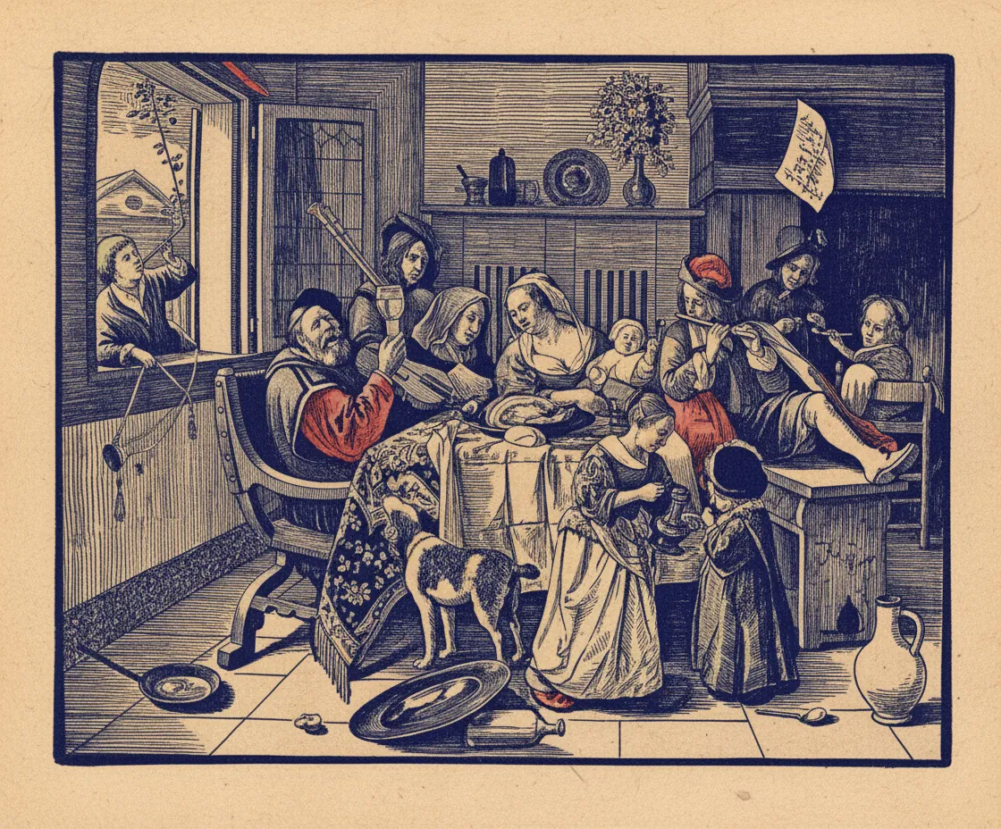 The Merry Family by Jan Steen