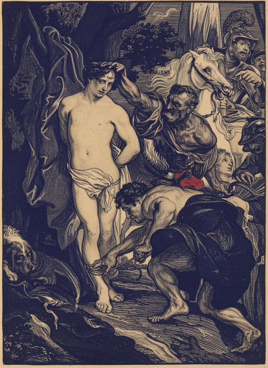 Sebastian Bound for Martyrdom