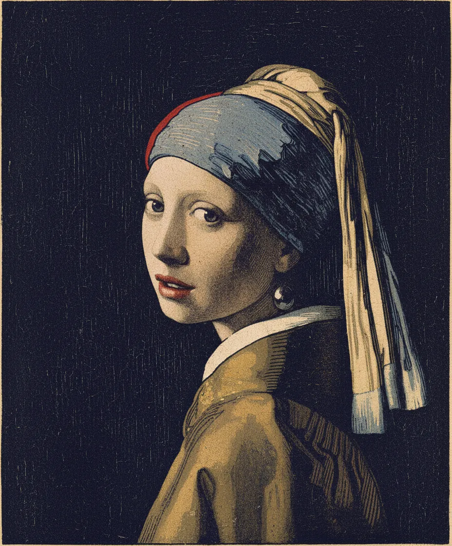 Girl with a Pearl Earring by Johannes Vermeer