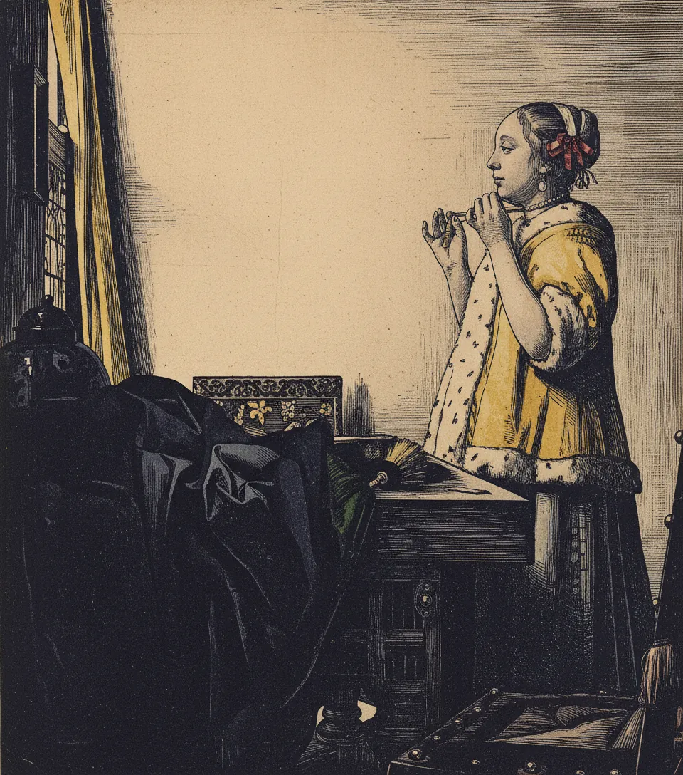 Woman with a Pearl Necklace