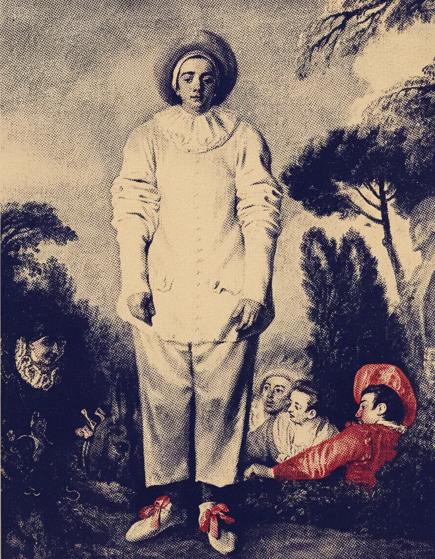 Gilles (Pierrot) by Jean-Antoine Watteau