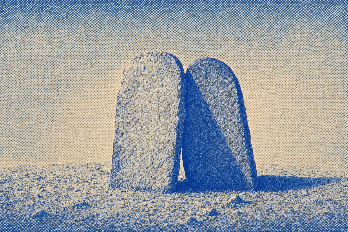 Two stone tablets